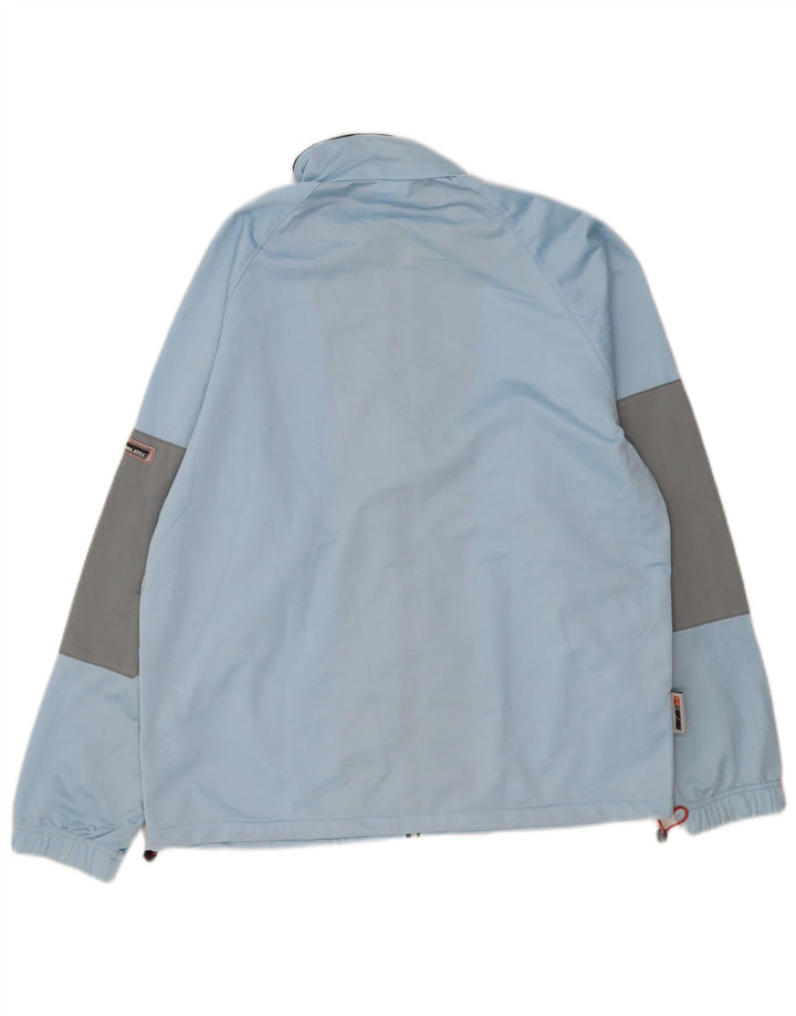 BRUGI Mens Tracksuit Top Jacket Medium Blue Colourblock Polyester