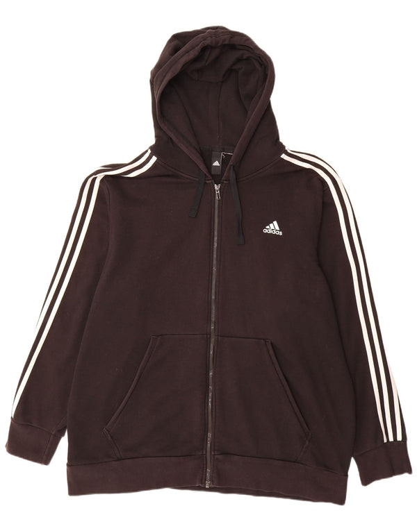 Adidas Pull à capuche zippé pour homme 2XL Noir