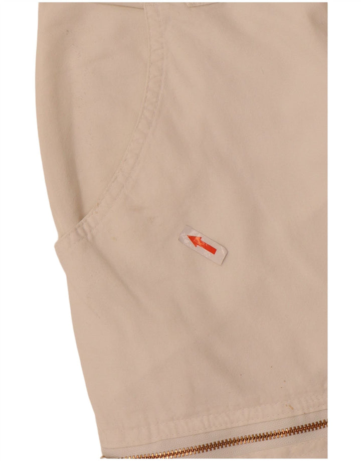 Wit Boy Womens Tapered Cargo Trousers W24 L29 White