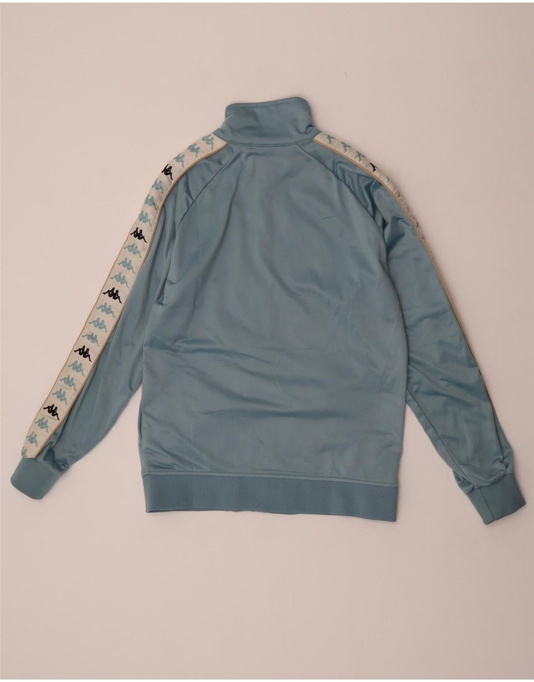 Kappa Veste de Survêtement Graphique Homme Bleu Moyen Polyester Colorblock