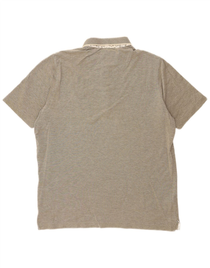 Tommy Bahama Mens Modern Fit Polo Shirt Medium Grey Cotton