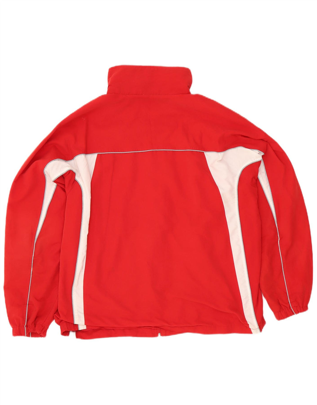Giacca da ginnastica da uomo Asics, grande, in poliestere color block rosso