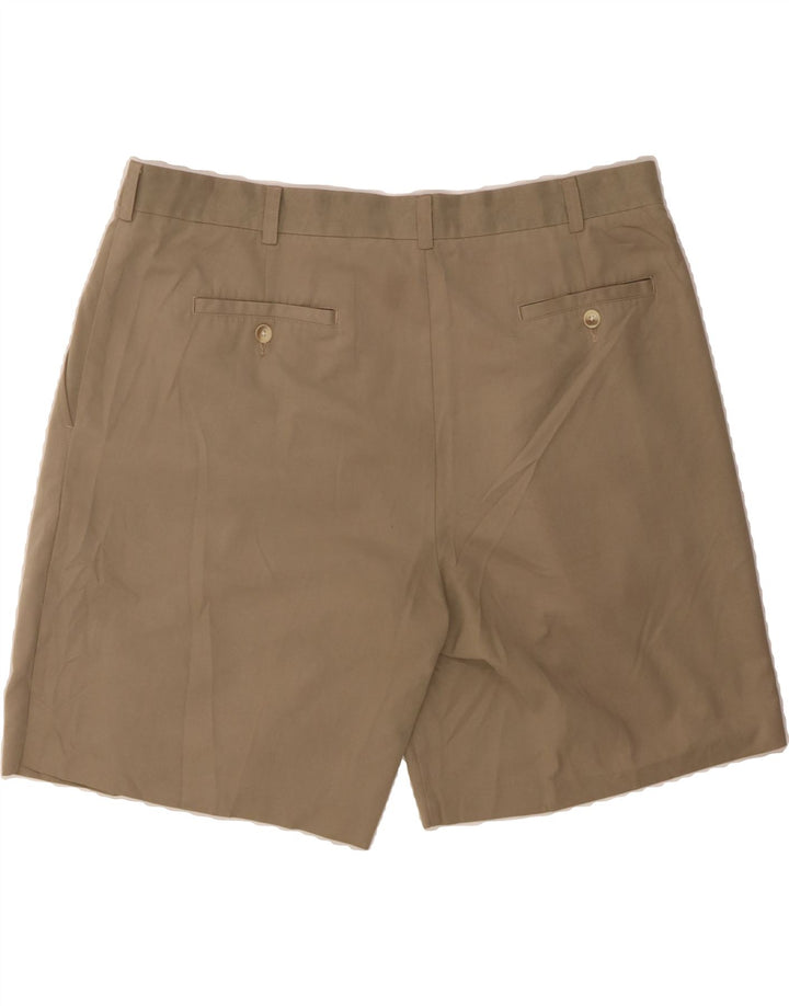 IZOD Mens Pegged Chino Shorts W40 XL Beige Polyester Vintage Izod and Second-Hand Izod from Messina Hembry 