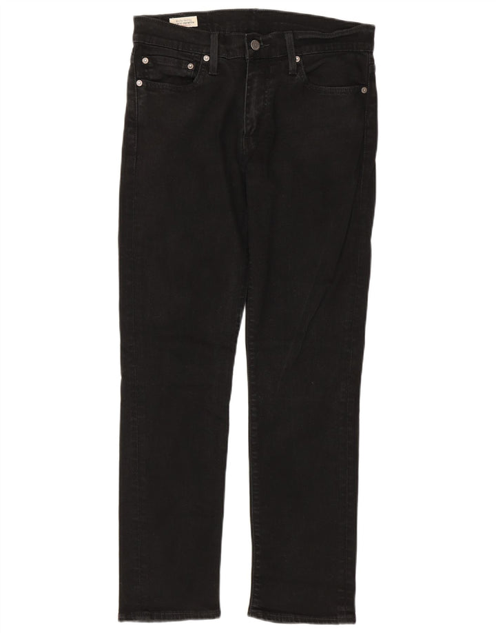 LEVI'S Mens 511 Slim Jeans W31 L30 Black Cotton