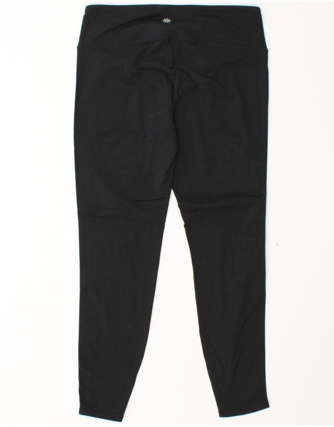 ATHLETA Womens Leggings UK 14 Large  Black Colourblock Nylon Vintage Athleta and Second-Hand Athleta from Messina Hembry 