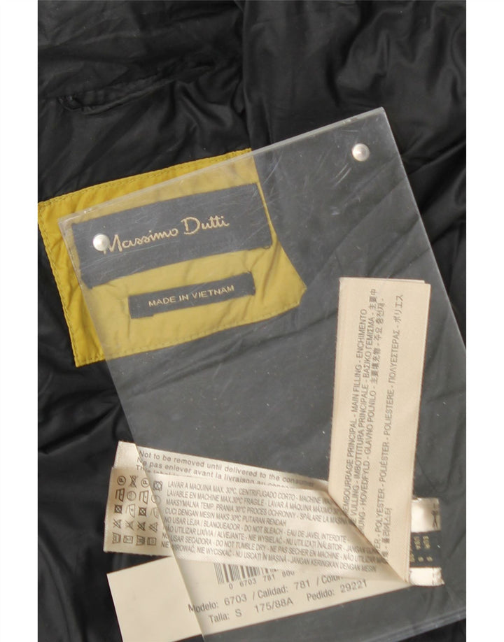 MASSIMO DUTTI Womens Padded Gilet UK 10 Small Black Polyester Vintage Massimo Dutti and Second-Hand Massimo Dutti from Messina Hembry 