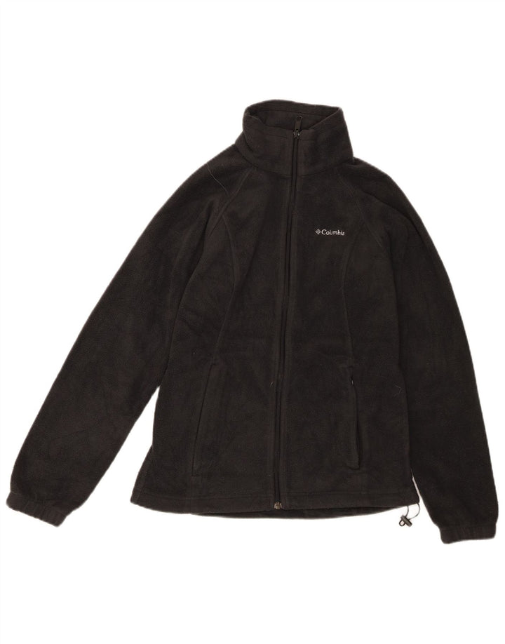 COLUMBIA Womens Fleece Jacket UK 10 Small Grey Polyester