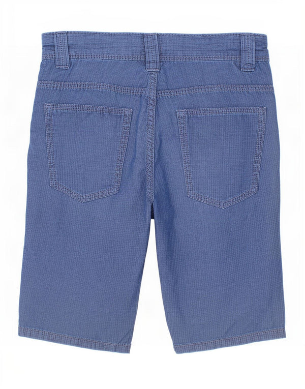 Benetton Freizeitshorts für Jungen, 10–11 Jahre, XL, W29, blau kariert