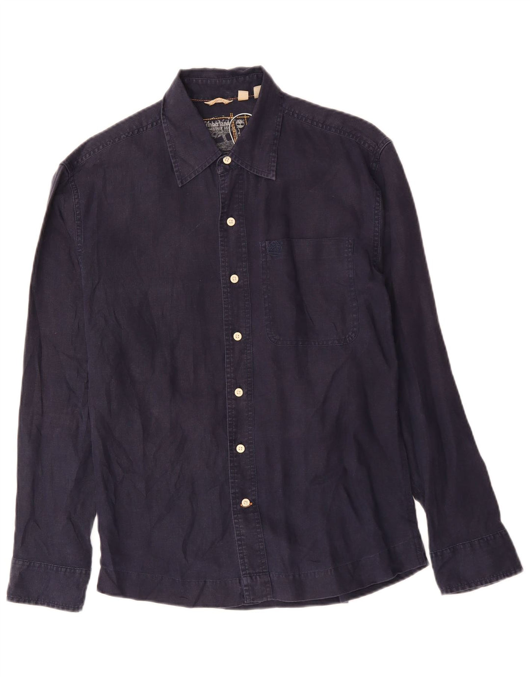 Timberland Mens Shirt Small Navy Blue
