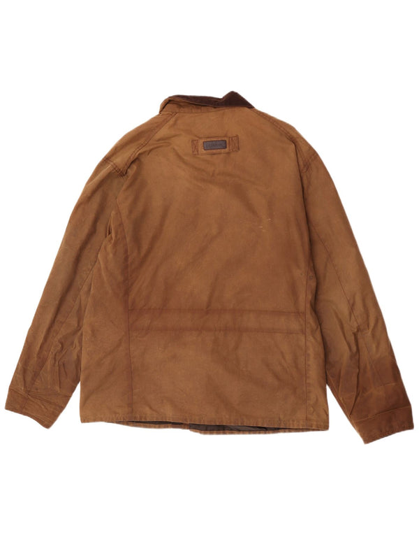 Giacca da uomo in cotone cerato Barbour UK 38 Marrone medio