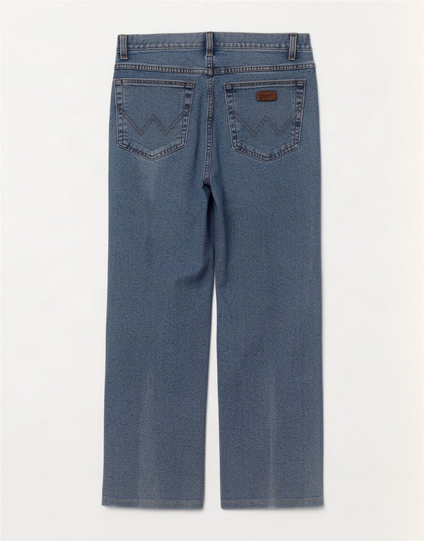 Wrangler Womens Cropped Jeans W30 L25 Blå