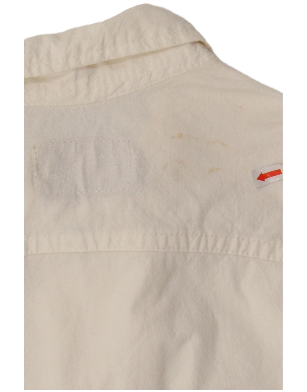 RIFLE Mens Utility Gilet IT 50 Large White Cotton