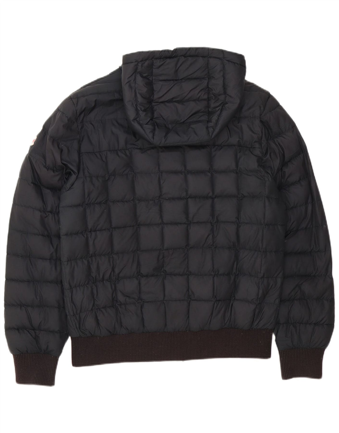 Dolomite Mens Hooded Padded Jacket UK 40 Large Black Polyester