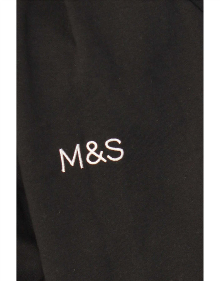 Pulover pentru bărbați Marks & Spencer, poliester mediu negru