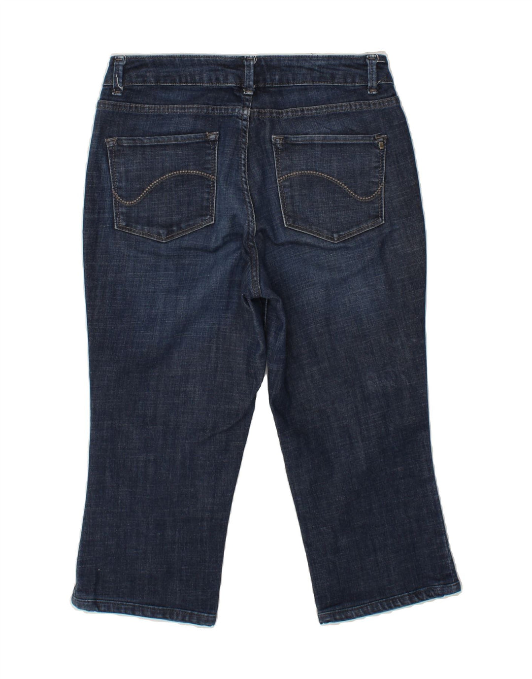 LEE Womens Curvy Fit Capri Jeans W30 L21  Navy Blue Vintage Lee and Second-Hand Lee from Messina Hembry 
