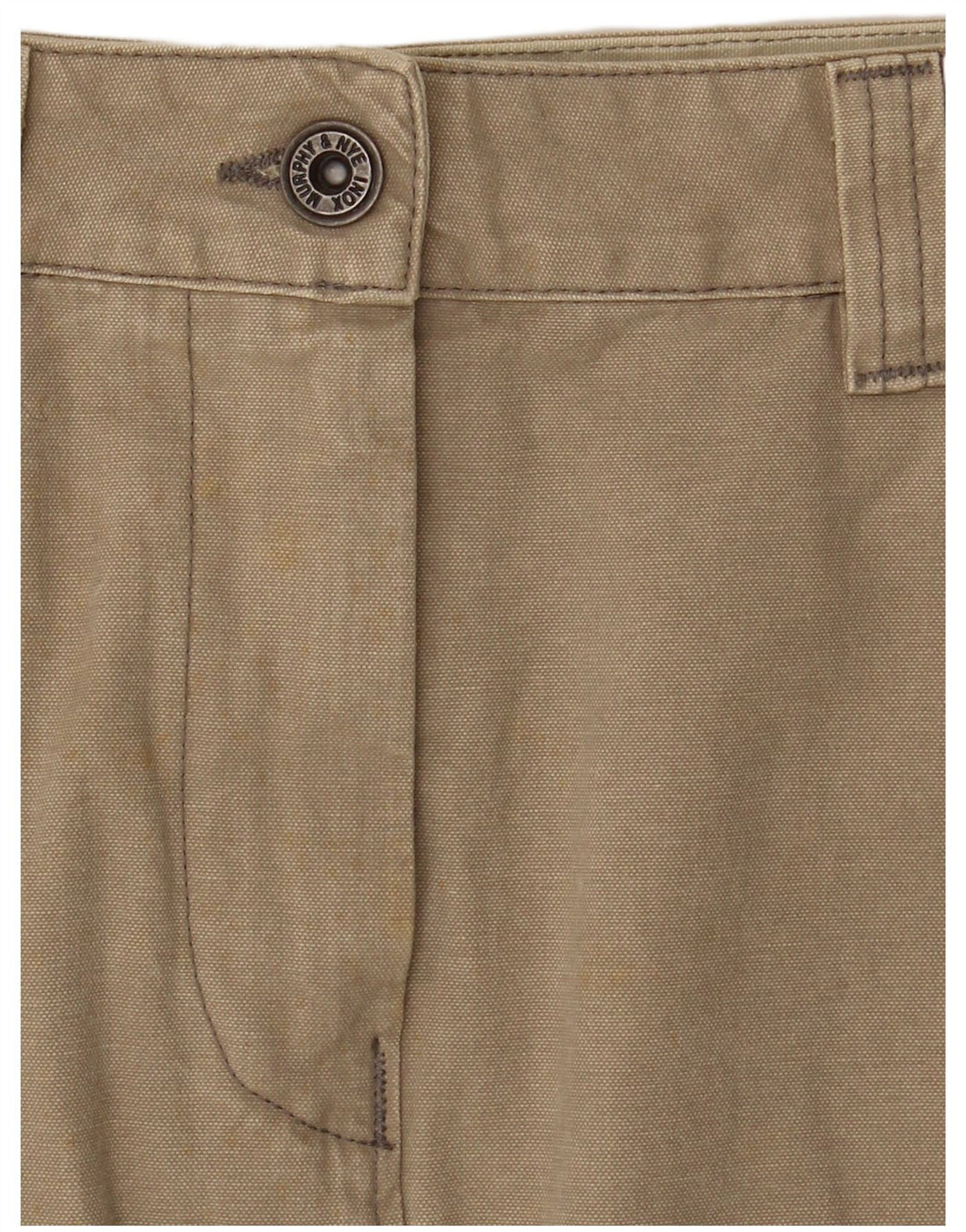 Murphy & Nye Womens Midi Skirt W28 Medium  Khaki