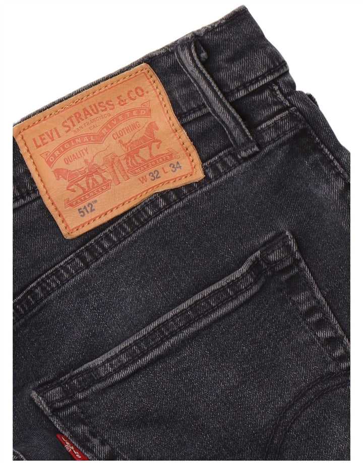 Levi's Mens 512 Slim Tapered Jeans  W32 L29 Grey