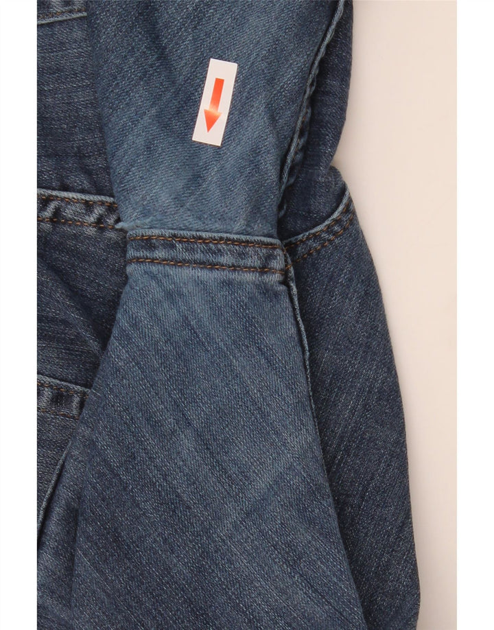 Wrangler Mens Straight Jeans W36 L32 Blue Cotton