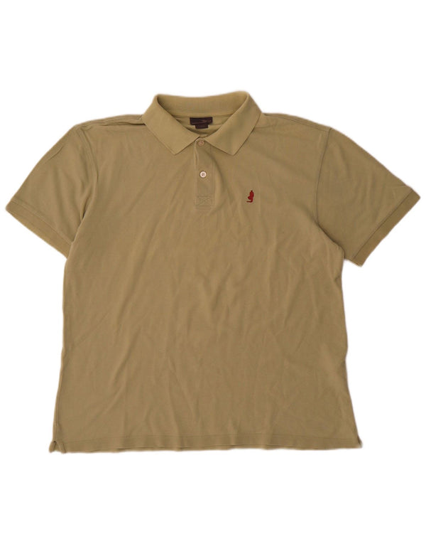 Marlboro Classics Polo Hombre Grande Caqui Algodón