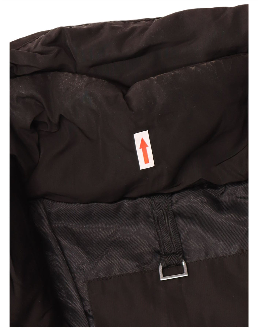 Zara Womens Padded Coat UK 14 Medium Black Polyester