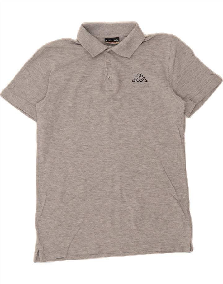 KAPPA Mens Polo Shirt Medium Grey Cotton Vintage Kappa and Second-Hand Kappa from Messina Hembry 