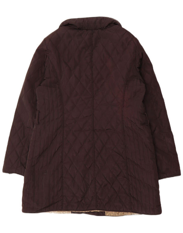 Michael Kors Damen Stepp-Windbreaker-Mantel UK 16 Large Schwarz Polyester
