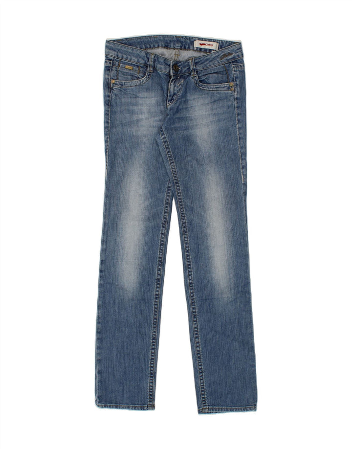 GAS Womens Slim Jeans W32 L33  Blue Cotton Vintage Gas and Second-Hand Gas from Messina Hembry 