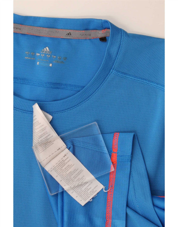 Adidas T-Shirt Homme Haut Grand Bleu Polyester