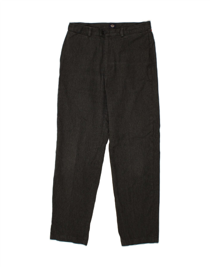 DOCKERS Womens Stretch Tapered Suit Trousers W30 L31 Grey Cotton Vintage Dockers and Second-Hand Dockers from Messina Hembry 