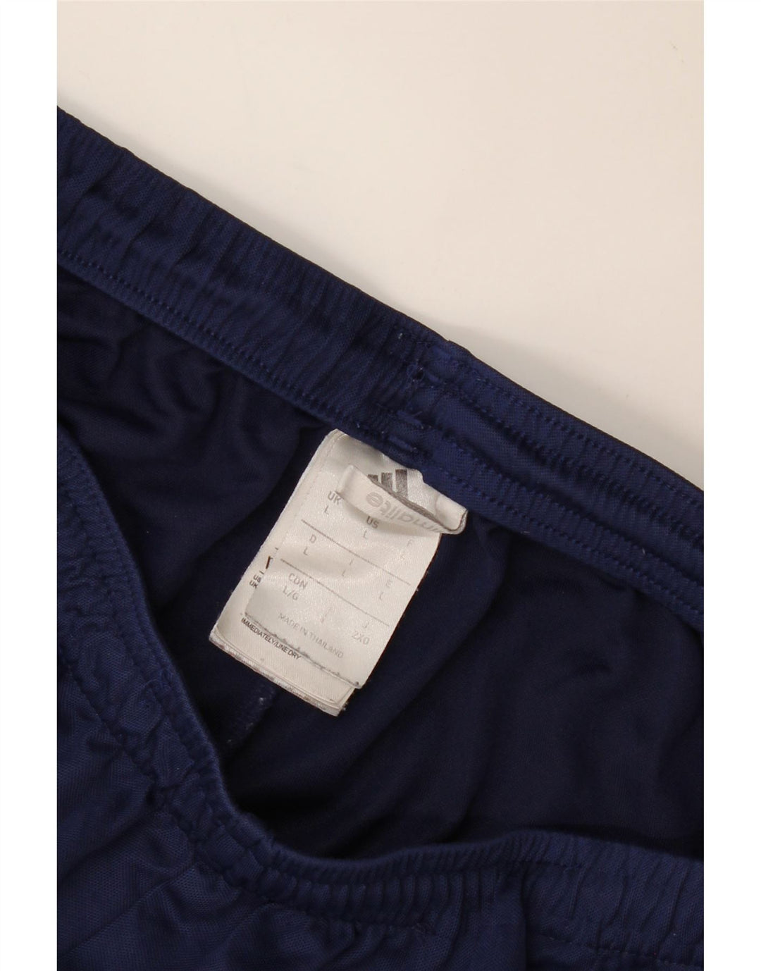 ADIDAS Mens Climalite Sport Shorts Large  Navy Blue Polyester