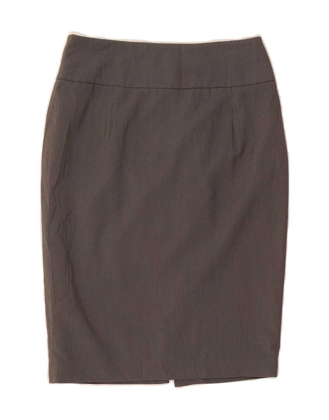 MOSSIMO Womens Pencil Skirt US 4 Small W27 Grey Pinstripe Polyester Vintage Mossimo and Second-Hand Mossimo from Messina Hembry 