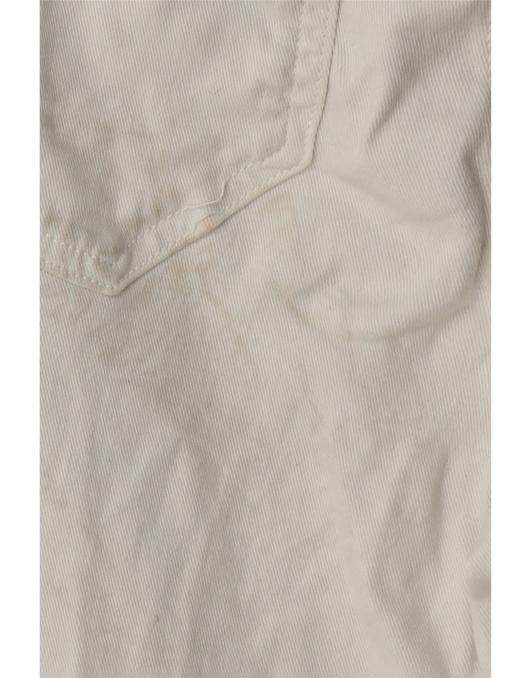 MASSIMO DUTTI Mens Cropped Jeans EU 40 Medium W30 L26 White