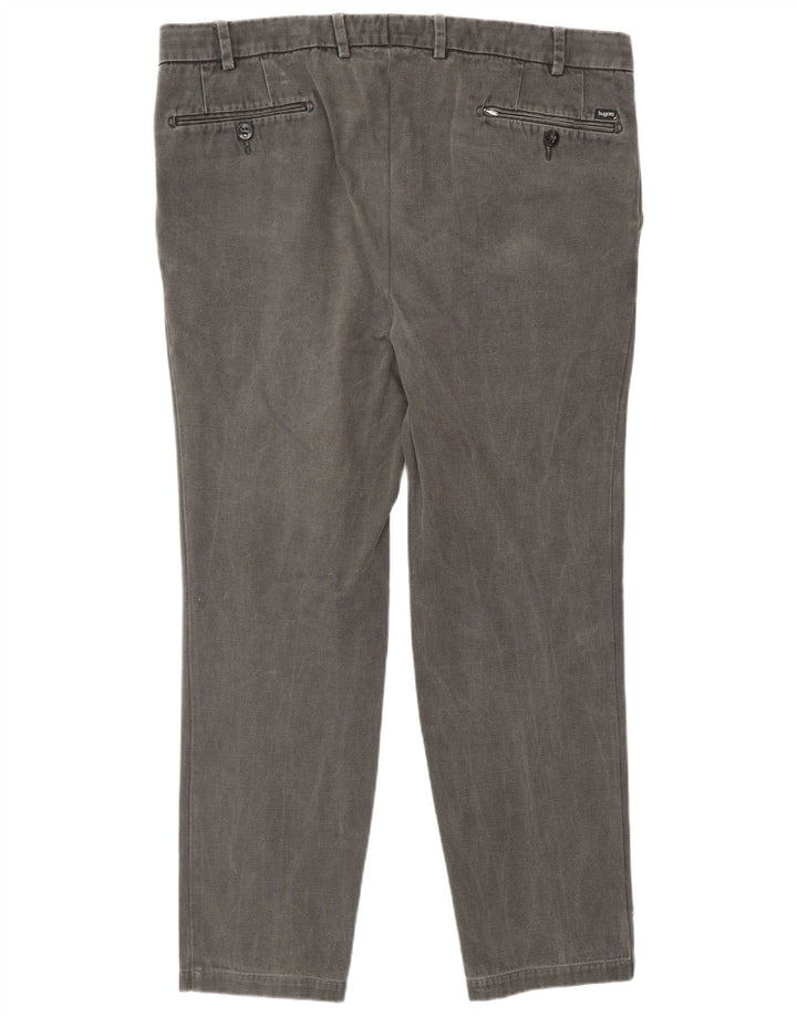 Bugatti Mens Tapered Chino Trousers W38 L27 Grey