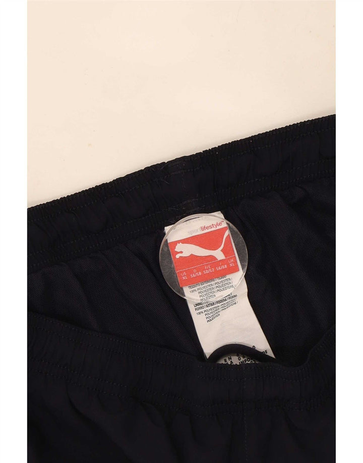 Puma Mens Sport Shorts XL  Navy Blue Polyester