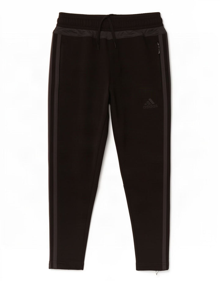 Pantaloni de trening Adidas Climacool pentru baieti 7-8 ani poliester negru