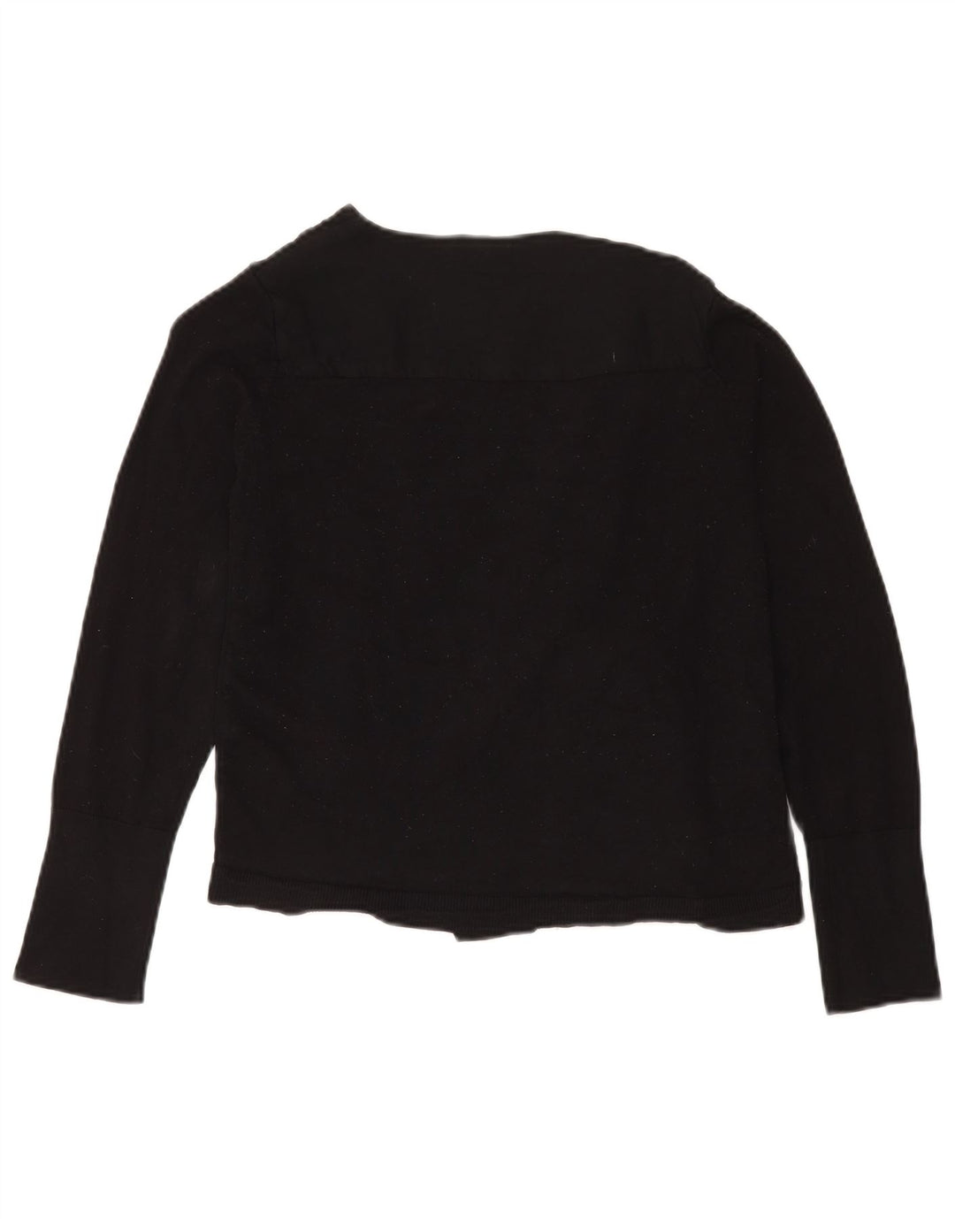 Marks & Spencer Womens Per Una Cardigan Top UK 12 Medium Black Viscose