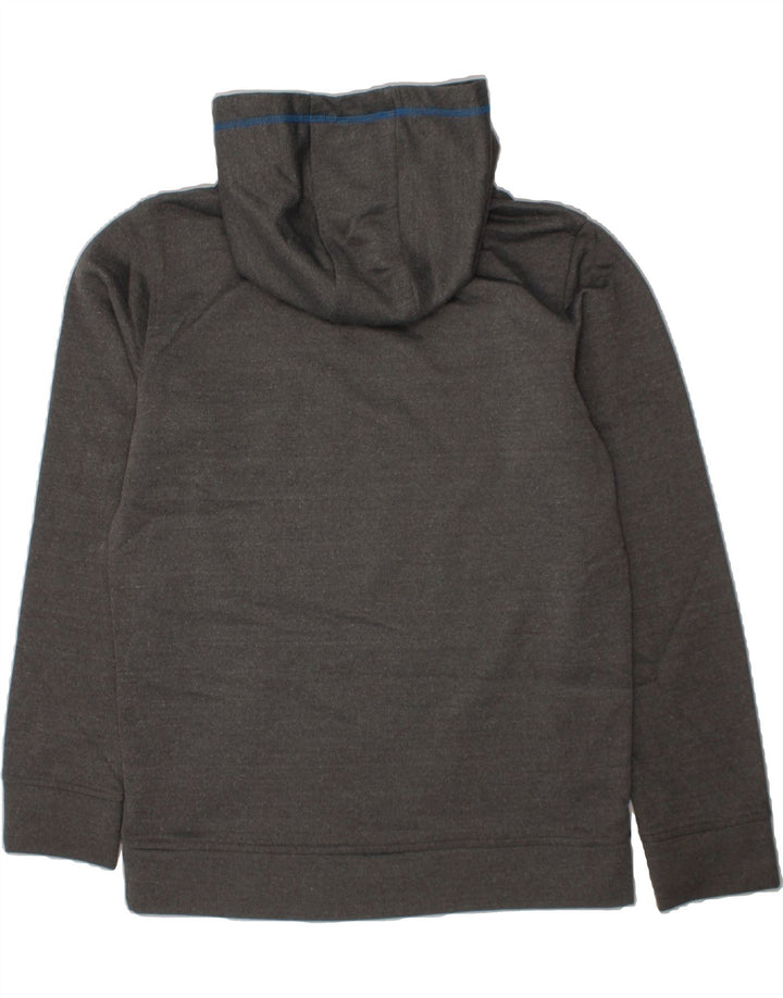 PUMA Boys Hoodie Jumper 12-13 Years Large Grey Polyester Vintage Puma and Second-Hand Puma from Messina Hembry 