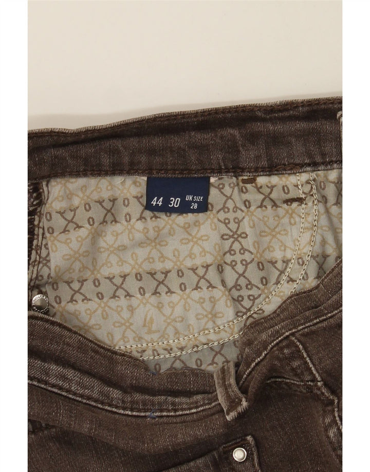TRUSSARDI Womens Slim Jeans W28 L31 Brown Vintage Trussardi and Second-Hand Trussardi from Messina Hembry 