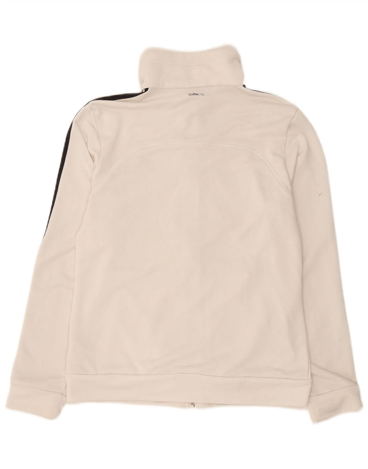 Adidas Dame Climalite Træningsdragt Topjakke UK 12/14 Medium White