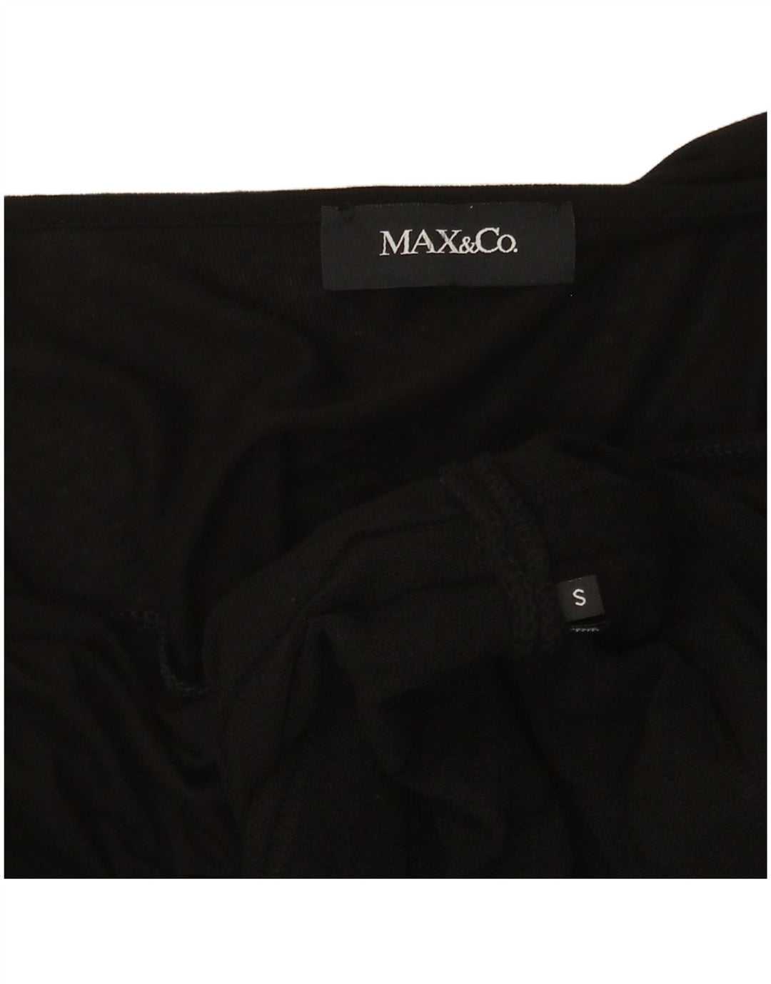 Max & Co. Womens 3/4 Sleeve Shift Dress UK 8 Small Black