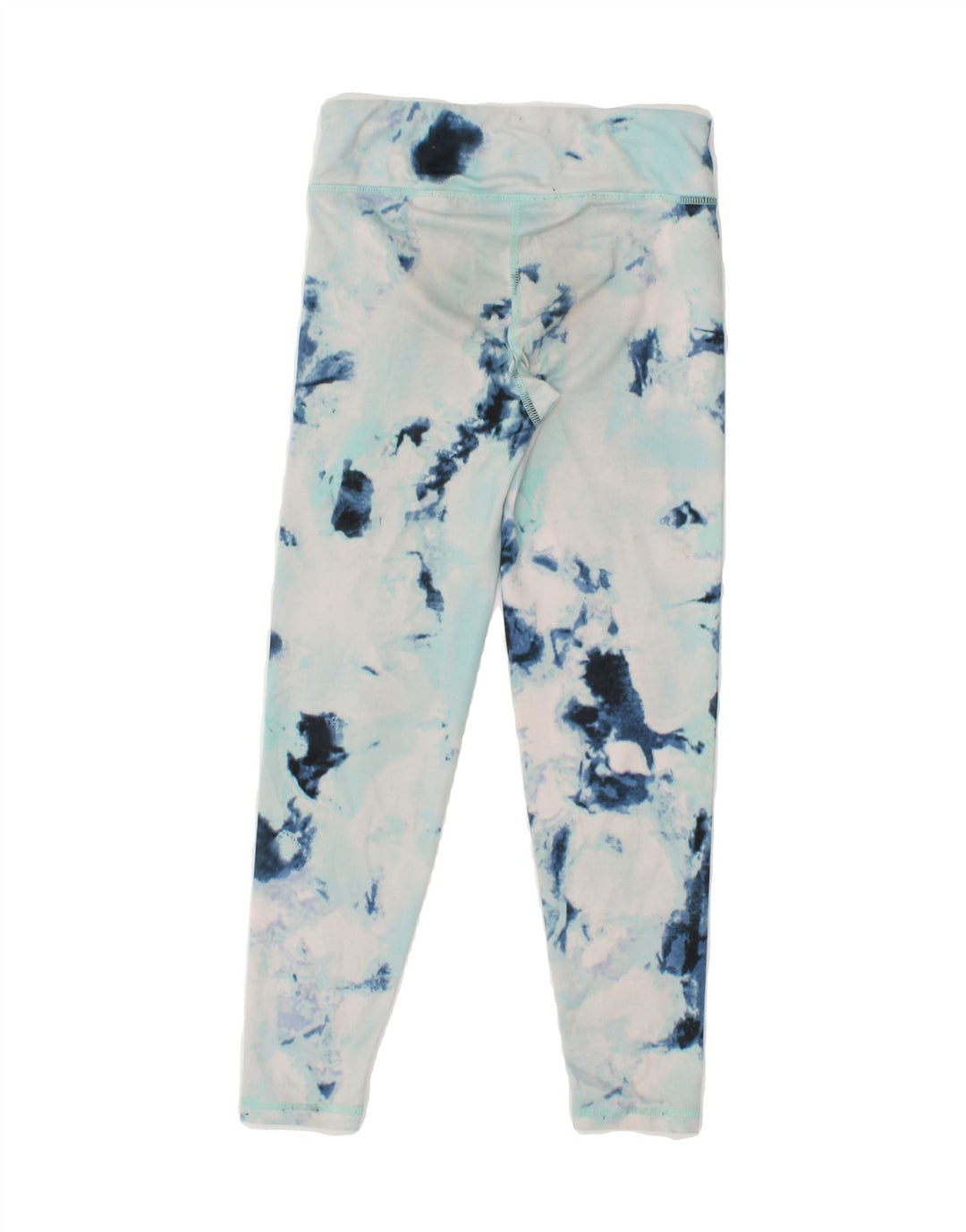 EDDIE BAUER Girls Leggings 7-8 Years Medium Blue Tie Dye Polyester Vintage Eddie Bauer and Second-Hand Eddie Bauer from Messina Hembry 