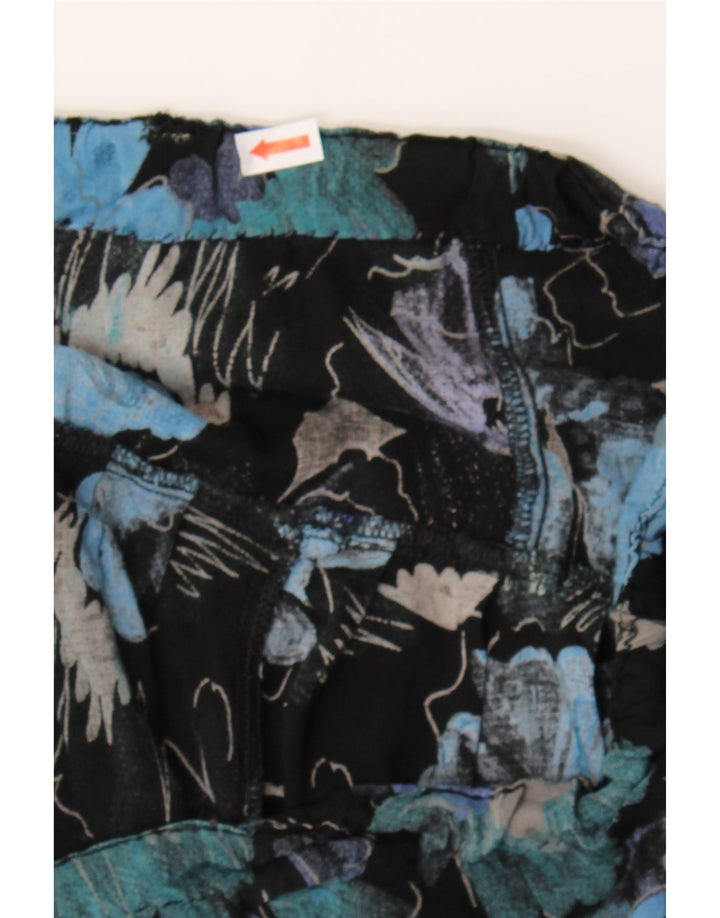 VINTAGE Womens Pleated Skirt W30 Medium Multicoloured Floral Vintage Vintage and Second-Hand Vintage from Messina Hembry 