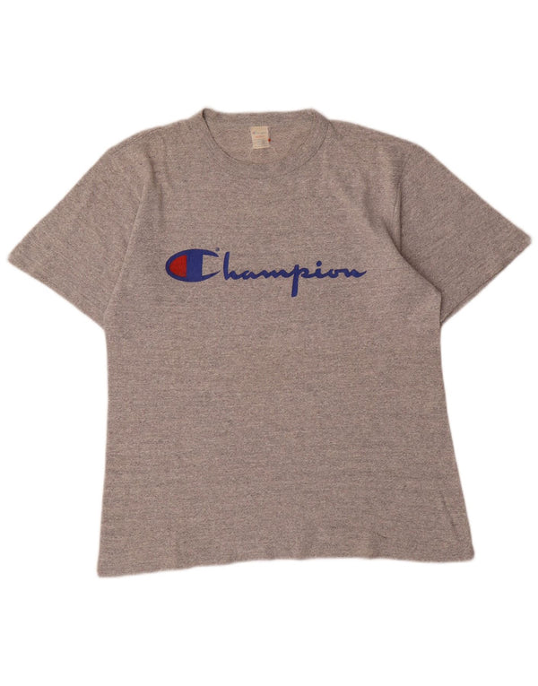 Tricou grafic Champion pentru femei Top UK 14 Medium Gri Bumbac