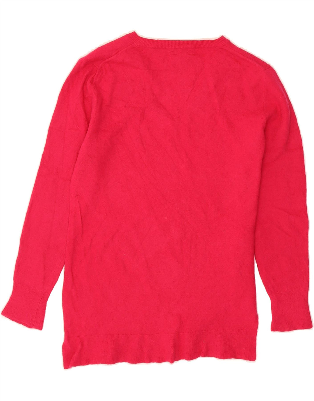 J. CREW Womens Oversized V-Neck Jumper Sweater UK 10 Small Red Vintage J. Crew and Second-Hand J. Crew from Messina Hembry 