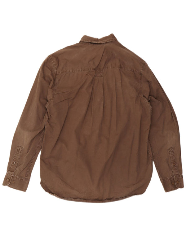 Timberland Mens Shirt Medium Brown