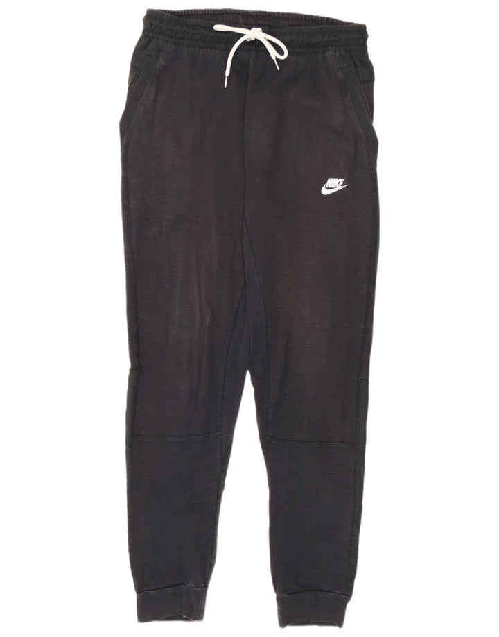 Nike Mens Tracksuit Trousers Joggers Medium  Navy Blue Cotton