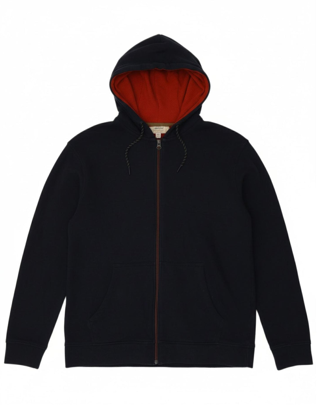 Suéter masculino com capuz e zíper MOUNTAIN WAREHOUSE algodão azul marinho médio