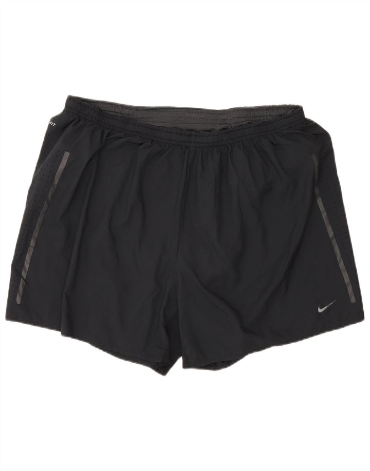 Nike Herren Sportshorts XL Schwarz Polyester