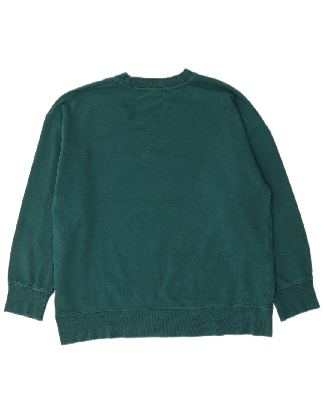Zara Mens Sweatshirt Jumper Medium Green Cotton