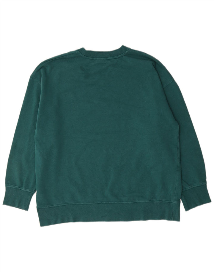 Zara Mens Sweatshirt Jumper Medium Green Cotton